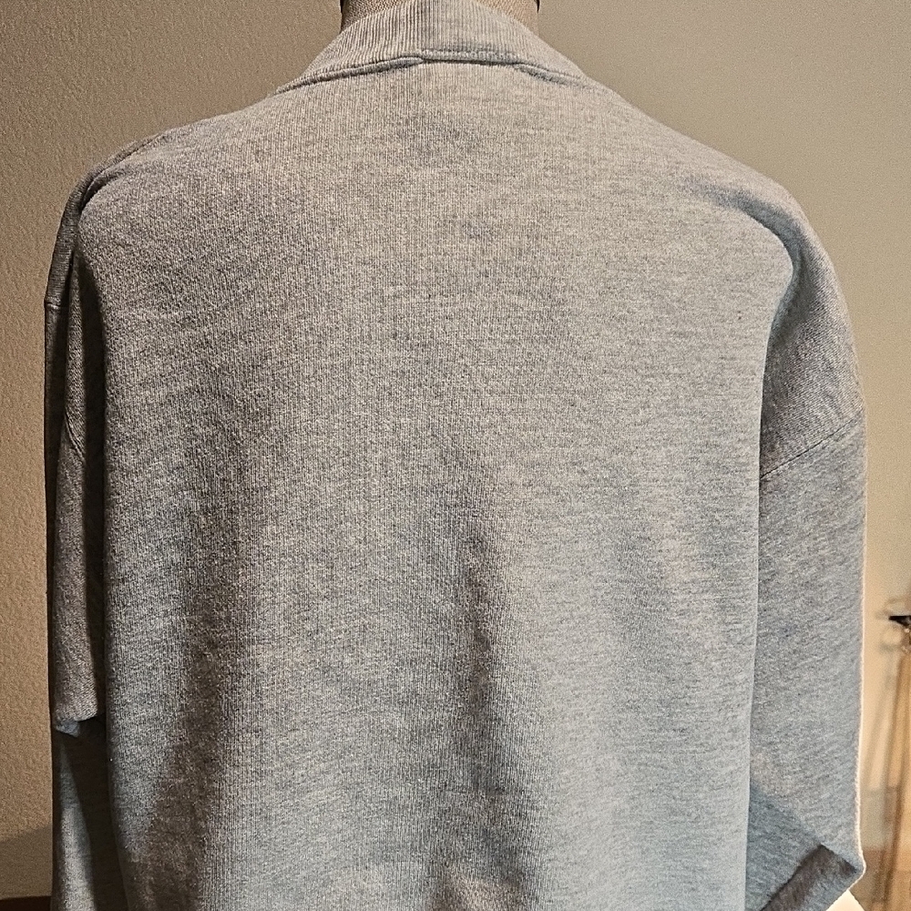 Vintage 1992 Looney Tunes Taz Gray Sweatshirt Velva Sheen Tag Adult Large - Picture 5 of 8